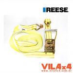 CINTA DE 8M P/ FIXACAO DE CARGA PESADA C/ CATRACA MANUAL REESE