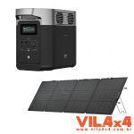 KIT DELTA 2 + PAINEL SOLAR 220W ECOFLOW