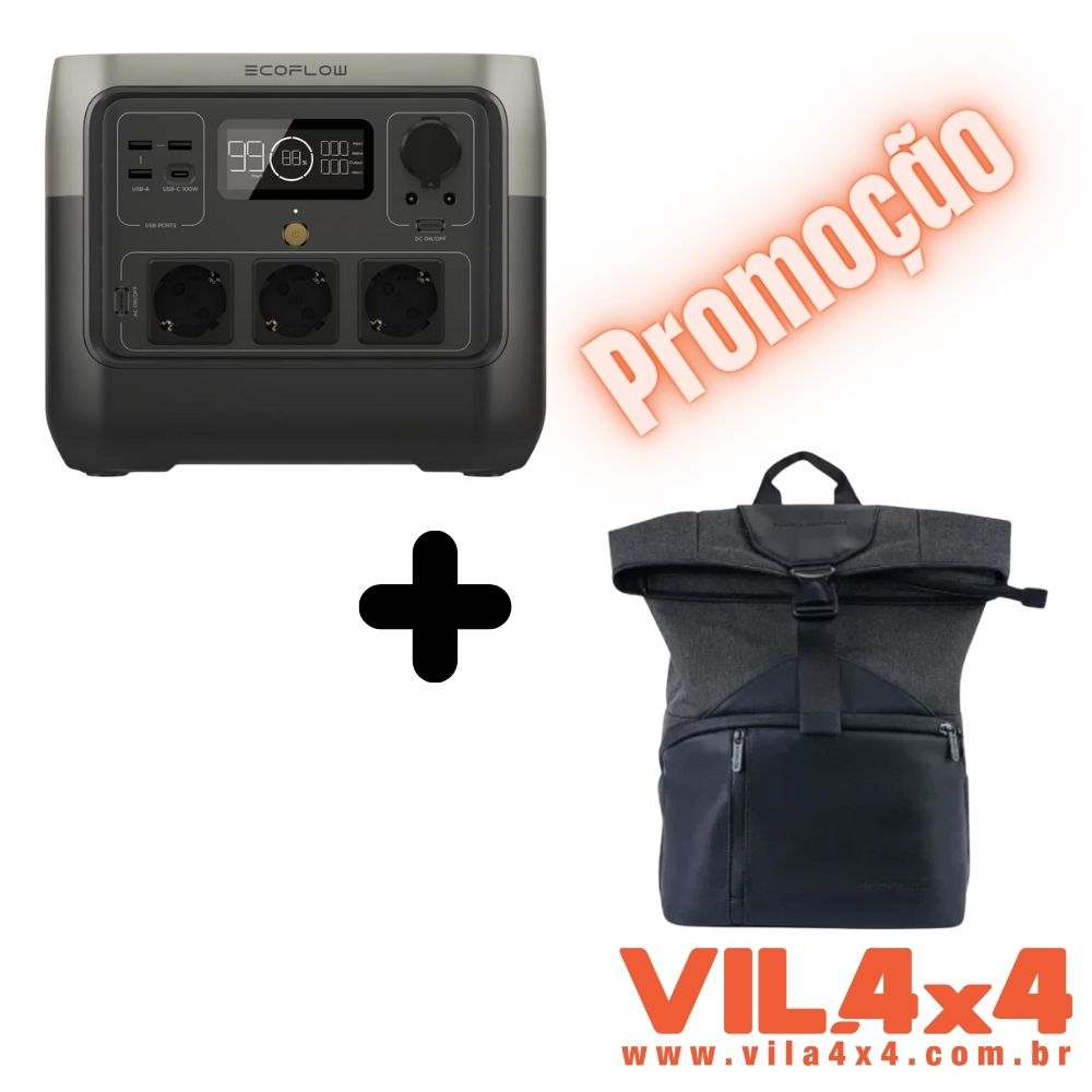 RIVER 2 PRO ESTAÇÃO DE ENERGIA + BOLSA PROMOÇÃO